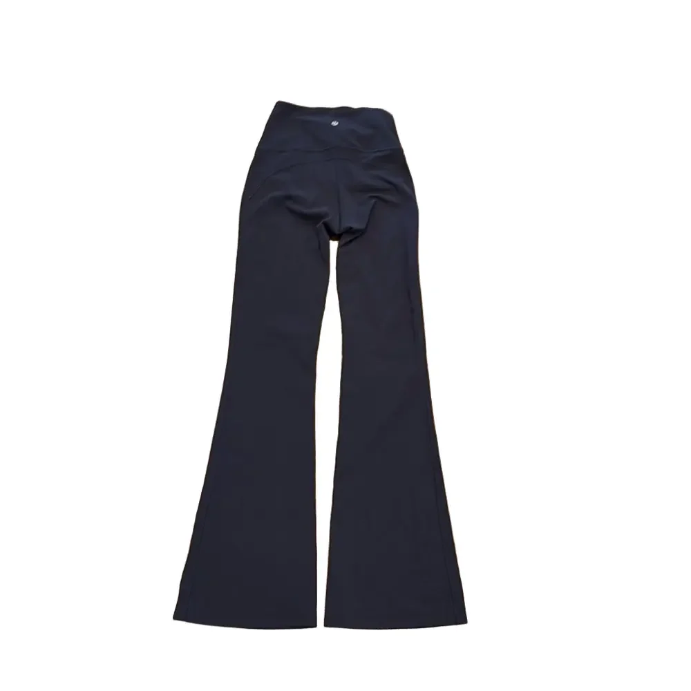 Lululemon Navy Blue Groove Flared Pant Leggings | Size 4, 33”